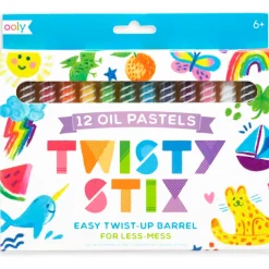 Ooly Twisty Stix Oil Pastels: Set of 12