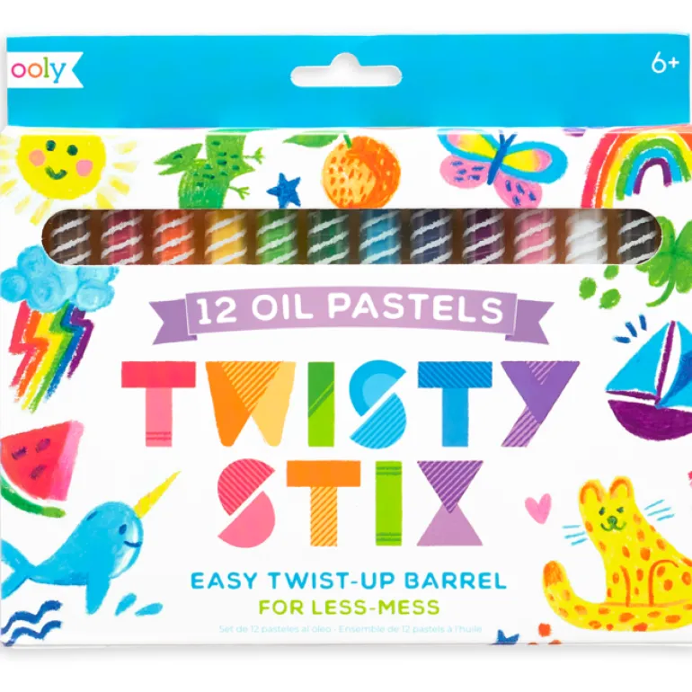 Ooly Twisty Stix Oil Pastels: Set of 12