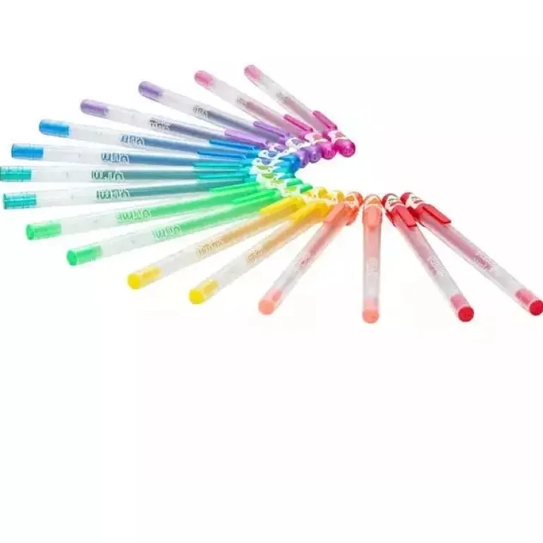 Ooly Yummy Yummy Scented Glitter Gel Pens: Set of 12- Flat Box
