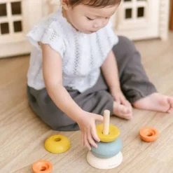 Plan Toys - Stacking Ring - Cups