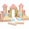 Plan Toys 40 Unit Blocks - Pastel