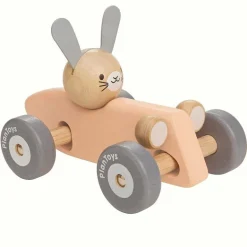 Plan Toys Bunny Racing Car- Pastel
