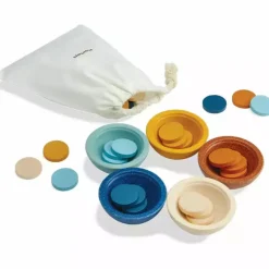 Plan Toys Sort & Count Cups - Orchard