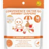 Products on the Go- Medium Little Toes Natural Disposable Swimmy Diapers 2 Pack