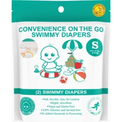 Products on the Go- Small Little Toes Natural Disposable Swimmy Diapers 2 Pack