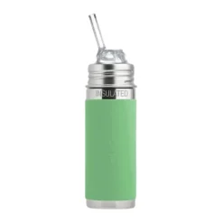 Pura Insulated Kiddo Straw Cup w/ Sleeve - Moss