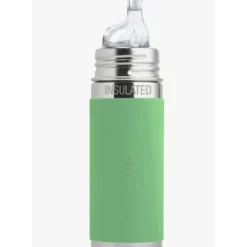 Pura Insulated Sippy Cup w/ Sleeve - Moss