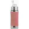 Pura Non Insulated Straw Cup w/ Sleeve - Rose
