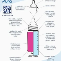 Pura 11oz Infant Bottle