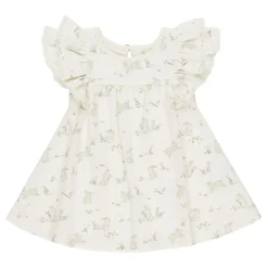 Quincy Mae Flutter Dress - Bunnies