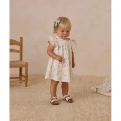 Quincy Mae Flutter Dress - Bunnies
