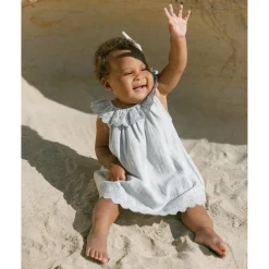 Quincy Mae Isla Dress - Sky