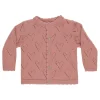 Quincy Mae Knit Cardigan - Lipstick