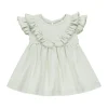 Quincy Mae Sleeveless Ruffle V Dress - Mint