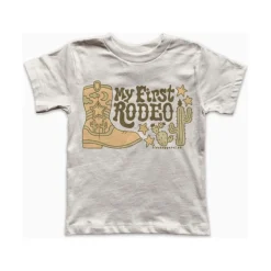 Rivet Apparel Co. My First Rodeo Western Kids Tee