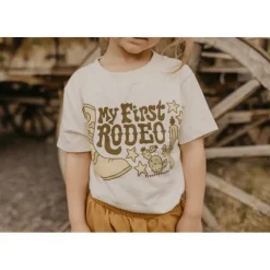 Rivet Apparel Co. My First Rodeo Western Kids Tee