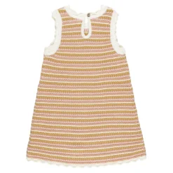 Rylee + Cru Crochet Tank Mini Dress - Pink Stripe