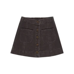 Rylee + Cru Denver Mini Skirt - Washed Black