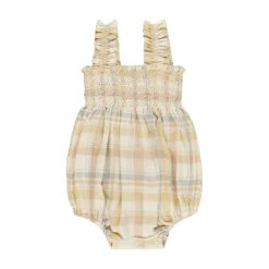 Rylee + Cru Julia Romper - Pastel Plaid