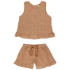 Rylee + Cru Leonie Set - Grapefruit
