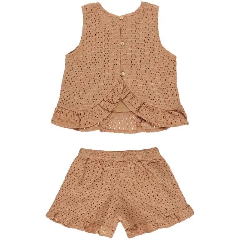 Rylee + Cru Leonie Set - Grapefruit