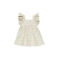 Rylee + Cru Mariposa Dress- Lemons