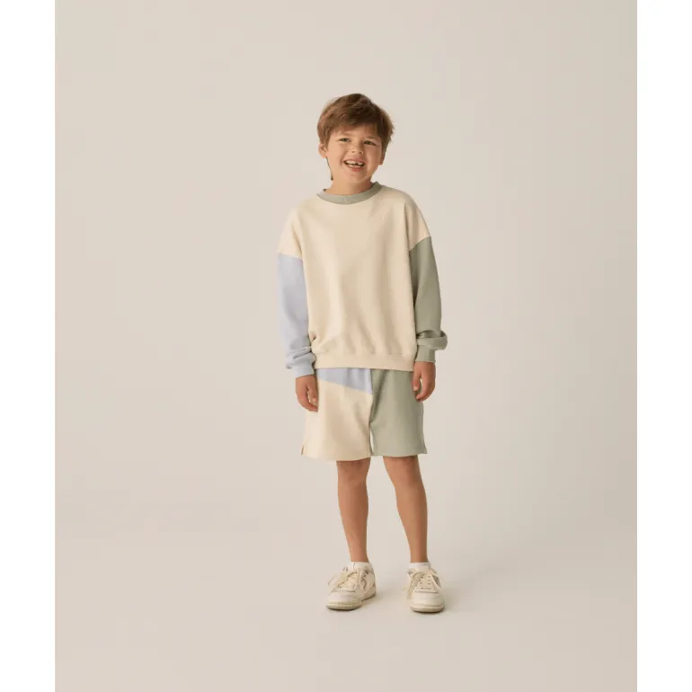 Rylee + Cru Play X Play Boxing Short- Sage Color Block
