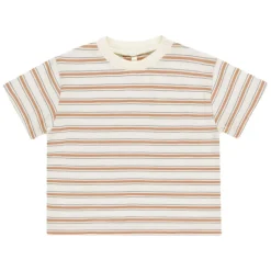 Rylee + Cru Relaxed Tee - Grapefruit Stripe