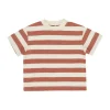 Rylee + Cru Relaxed Tee - Poppy Stripe