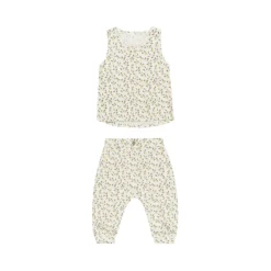Rylee + Cru Tank & Slouch Pant Set- Lemons