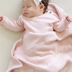 Saranoni Heirloom Cotton Knit Receiving Blankets