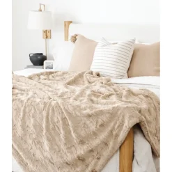 Saranoni Patterned Faux Fur Throw Blankets