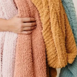 Saranoni Ribbed Bamboni Receiving Blankets
