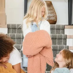 Saranoni Ribbed Bamboni Receiving Blankets