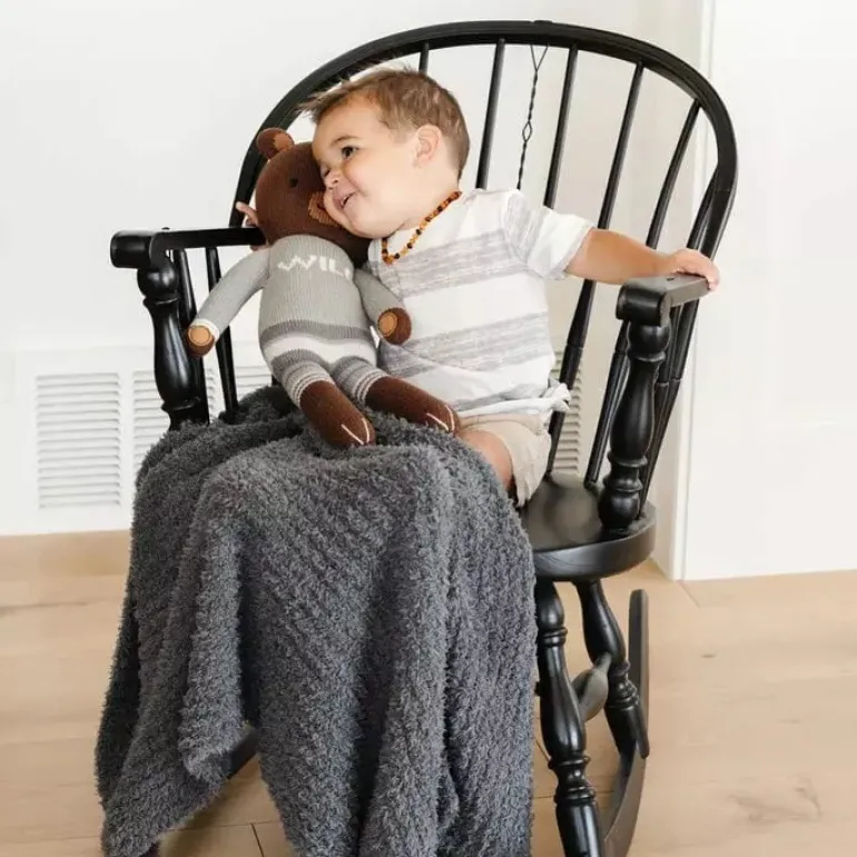 Saranoni Ribbed Bamboni Receiving Blankets