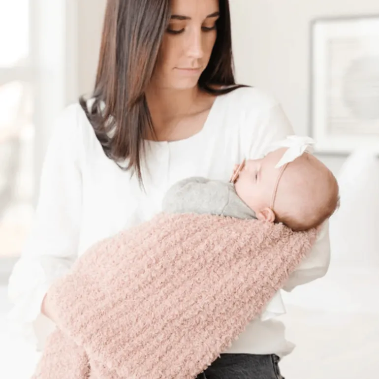Saranoni Ribbed Bamboni Receiving Blankets