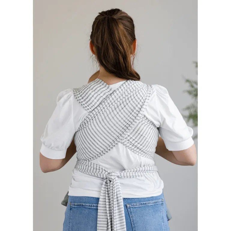 Solly Baby Wrap- Natural & Grey Stripe
