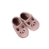 Starry Knight Lotus T-Strap Shoe- Dusty Rose