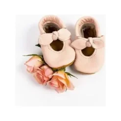 Starry Knight Rose Blush Bella Janes Baby Moccasins