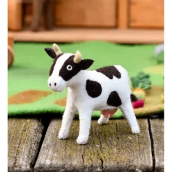 Tara Treasures Felt Cow Farm Animal Toy
