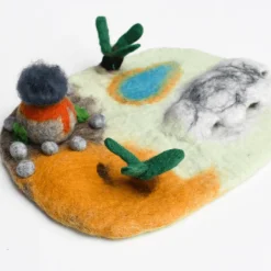 Tara Treasures Felt Dinosaur Ice Age Play Mat Playscape