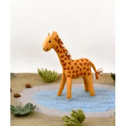 Tara Treasures Felt Safari Giraffe Toy