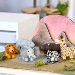 Tara Treasures Felt Safari Hippo Toy