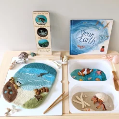 Tara Treasures Felt Sea, Beach, & Rockpool Play Mat Playscape