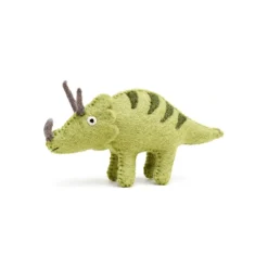 Tara Treasures Felt Triceratops Dinosaur Toy