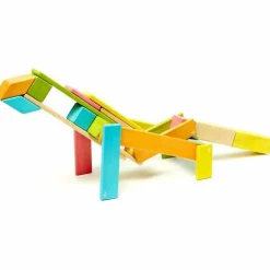 Tegu 24 Piece Magnetic Wooden Block Set: Tints