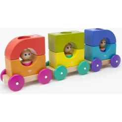 Tegu Magnetic Tram Rainbow