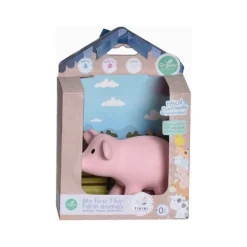 Tikiri Pig Teether, Rattle & Bath Toy