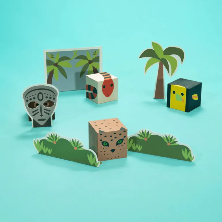 Uncle Goose Cubelings Jungle Blocks