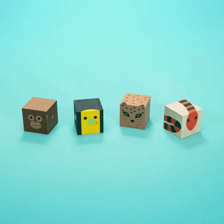Uncle Goose Cubelings Jungle Blocks